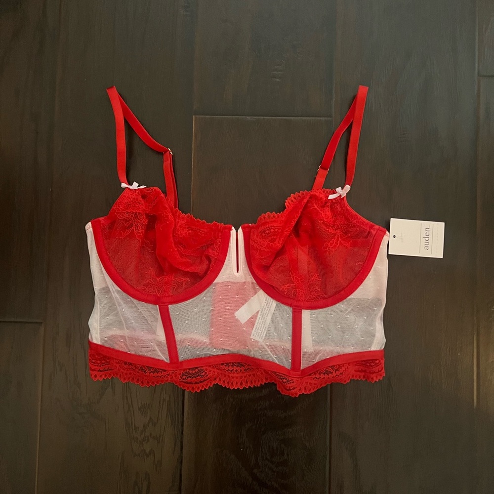 Auden Bustier Top - Sheer Corset